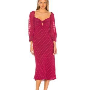 House of Harlow 1960 X REVOLVE Ananya Midi Dress NWT Size Small